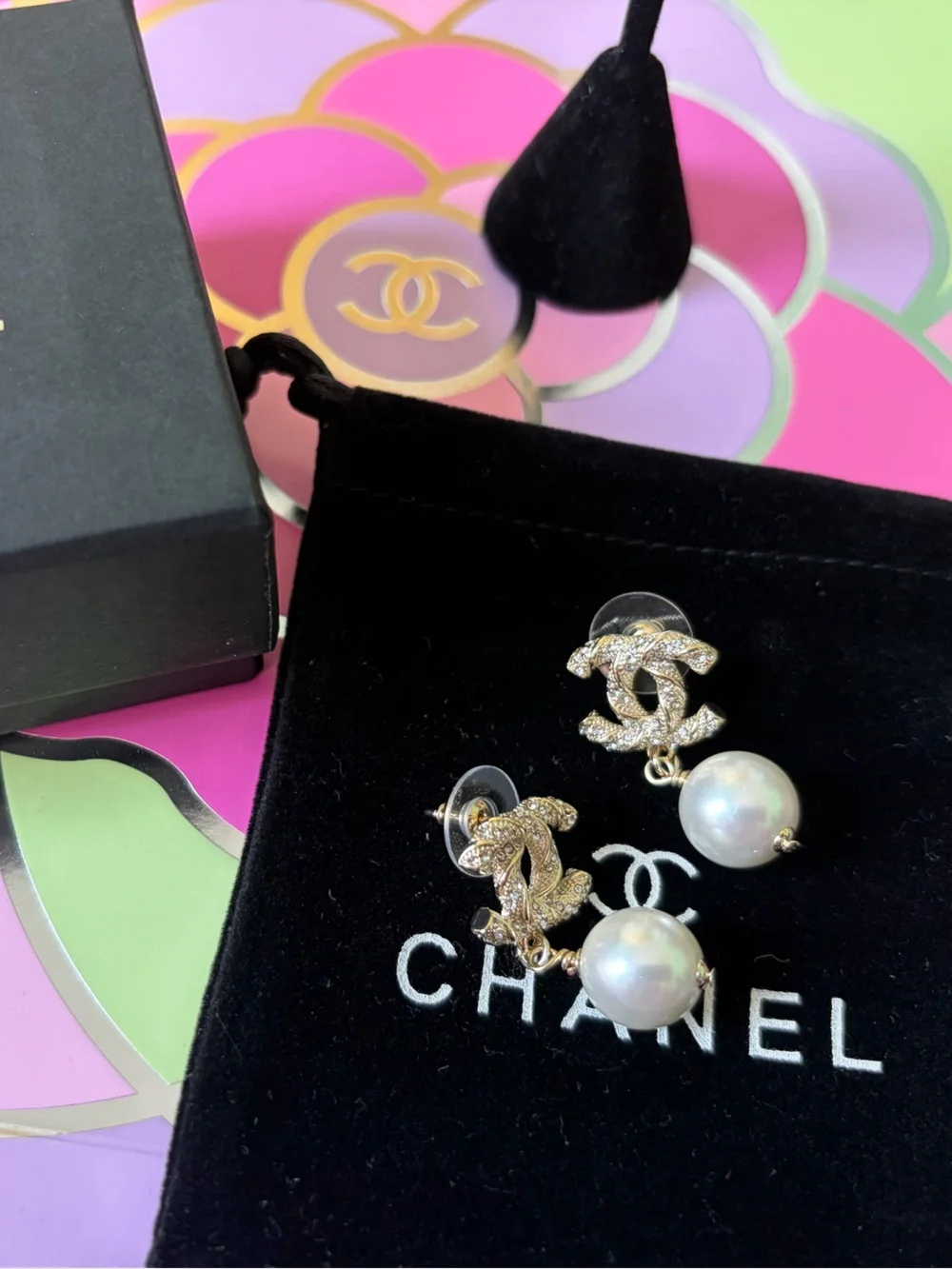 Chanel Gold tone Earrings - Picture 4 of 13